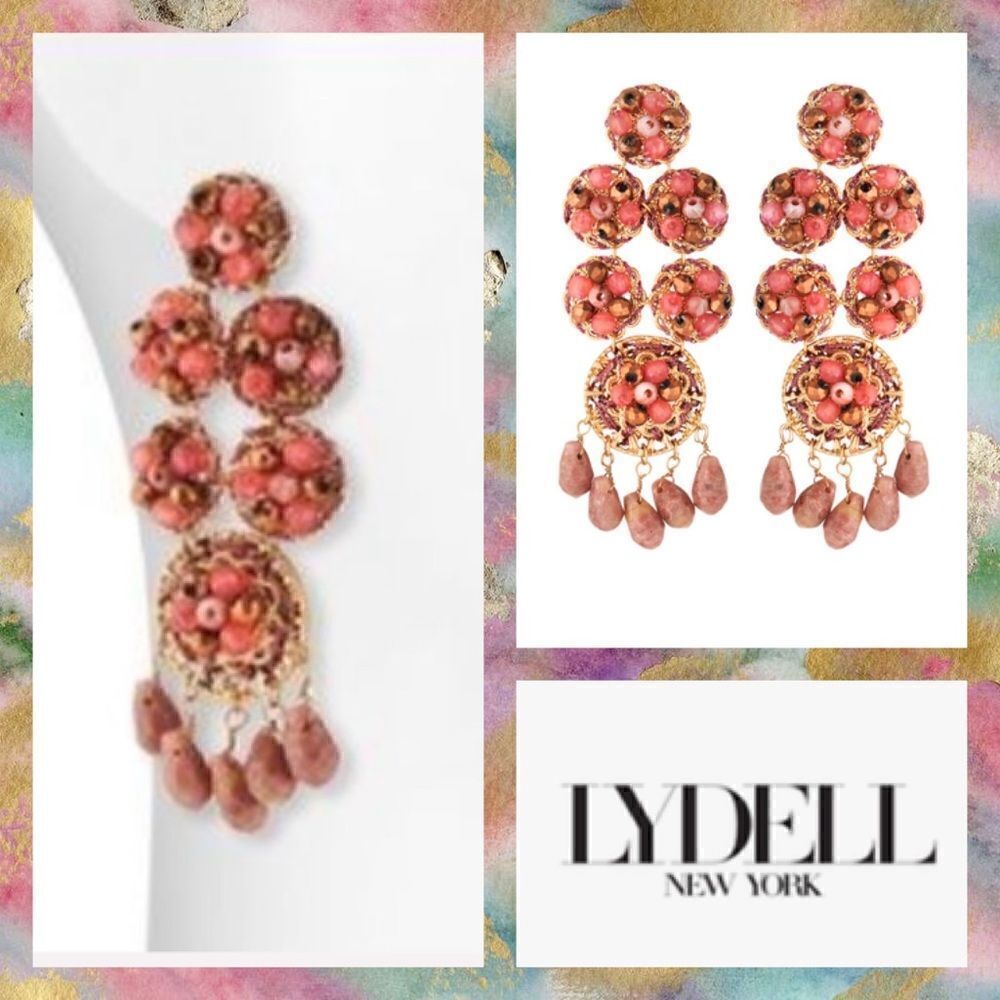 NWT Lydell NYC Multihued Statement Earrings, Polished Women's